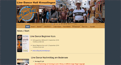 Desktop Screenshot of linedancehall.ch