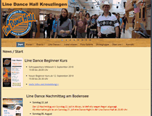 Tablet Screenshot of linedancehall.ch